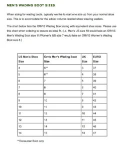 Waders Orvis Pro Wading Boot 15 Waders Orvis Pro Wading Boot