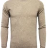 Hommard Camel Cashmere Crew Neck Sweater Jackets Sweaters Vests