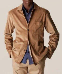 Off The Water Eton Cotton Corduroy Overshirt