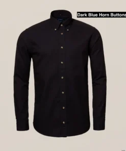 Off The Water Eton Lightweight Blue Denim Shirt -Button Down