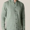 Eton Green Linen Shirt Off The Water