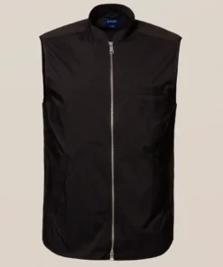 Off The Water Eton Wind Vest In Black