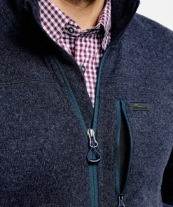 Rod & Rivet Off The Water Orvis Recycled Sweater Fleece Jacket