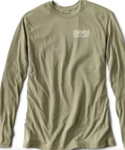 Off The Water Orvis Drirelease Tackle And Supply Long Sleeve Green