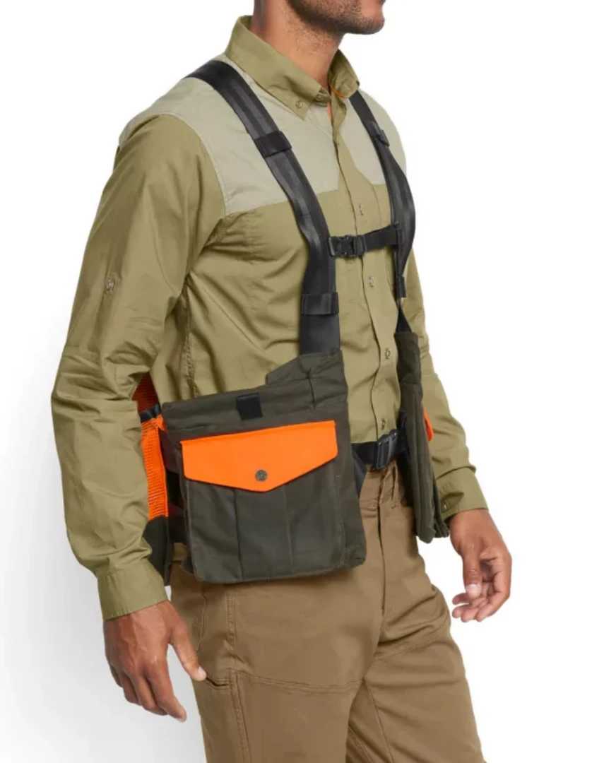 Orvis Waxed Cotton Strap Hunting Vest Off The Water 2 Orvis Waxed Cotton Strap Hunting Vest Off The Water