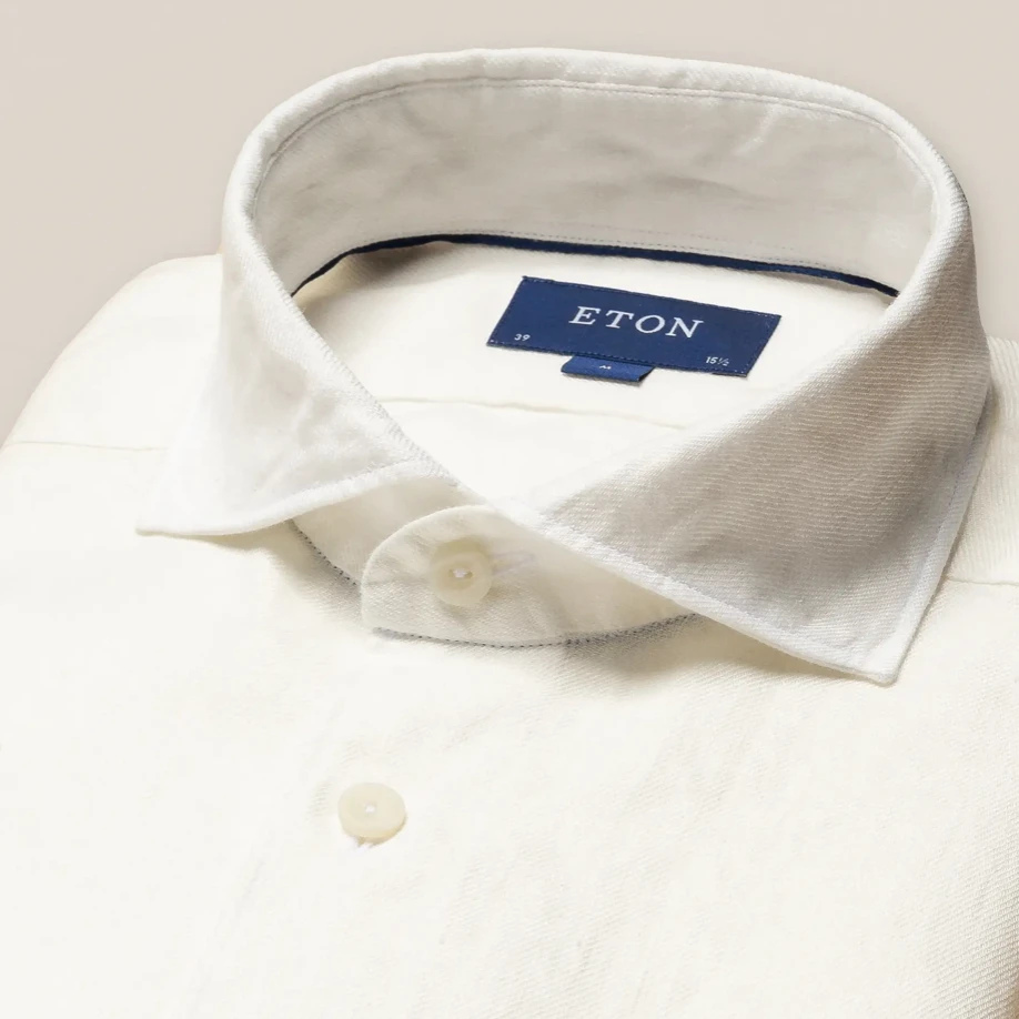 Off The Water Eton White Linen Casual Shirt 3 Off The Water Eton White Linen Casual Shirt