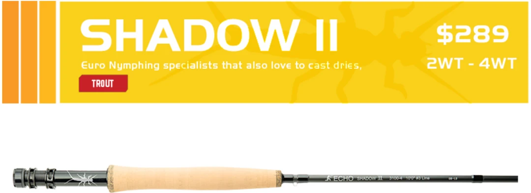 Echo Shadow II ESN Fly Rod Rods & Reels 1 Echo Shadow II ESN Fly Rod Rods & Reels