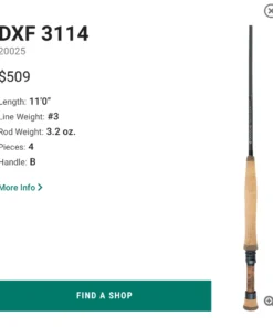 Douglas DXF ESN Rod Series 13 Douglas DXF ESN Rod Series