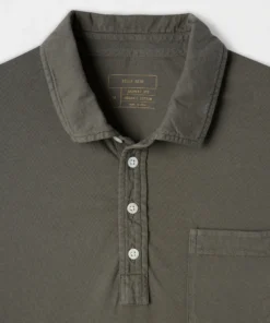Billy Reid Pensacola Polo Washed Grey