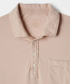 Billy Reid Pensacola Polo Blush Casual Shirts