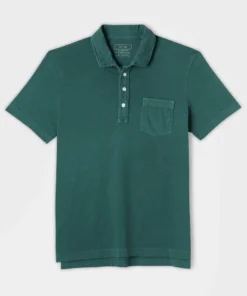 Casual Shirts Billy Reid Pensacola Polo Forest Green