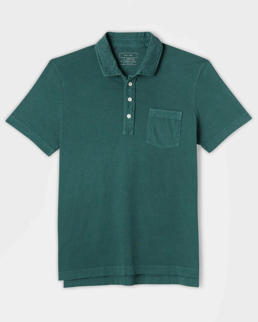Casual Shirts Billy Reid Pensacola Polo Forest Green 1 Casual Shirts Billy Reid Pensacola Polo Forest Green