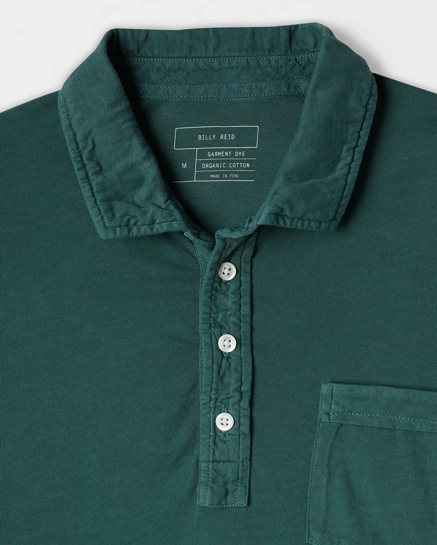 Casual Shirts Billy Reid Pensacola Polo Forest Green 2 Casual Shirts Billy Reid Pensacola Polo Forest Green