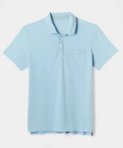Casual Shirts Billy Reid Pensacola Polo Sky Blue