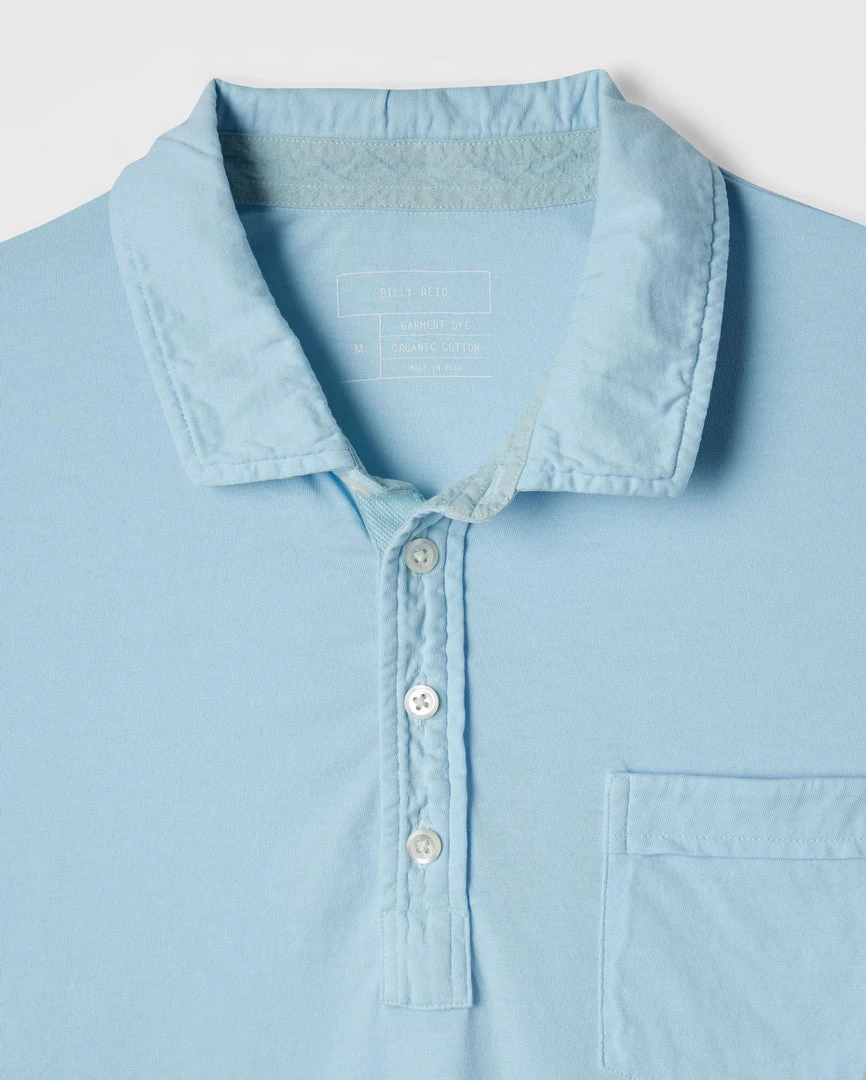 Casual Shirts Billy Reid Pensacola Polo Sky Blue 1 Casual Shirts Billy Reid Pensacola Polo Sky Blue